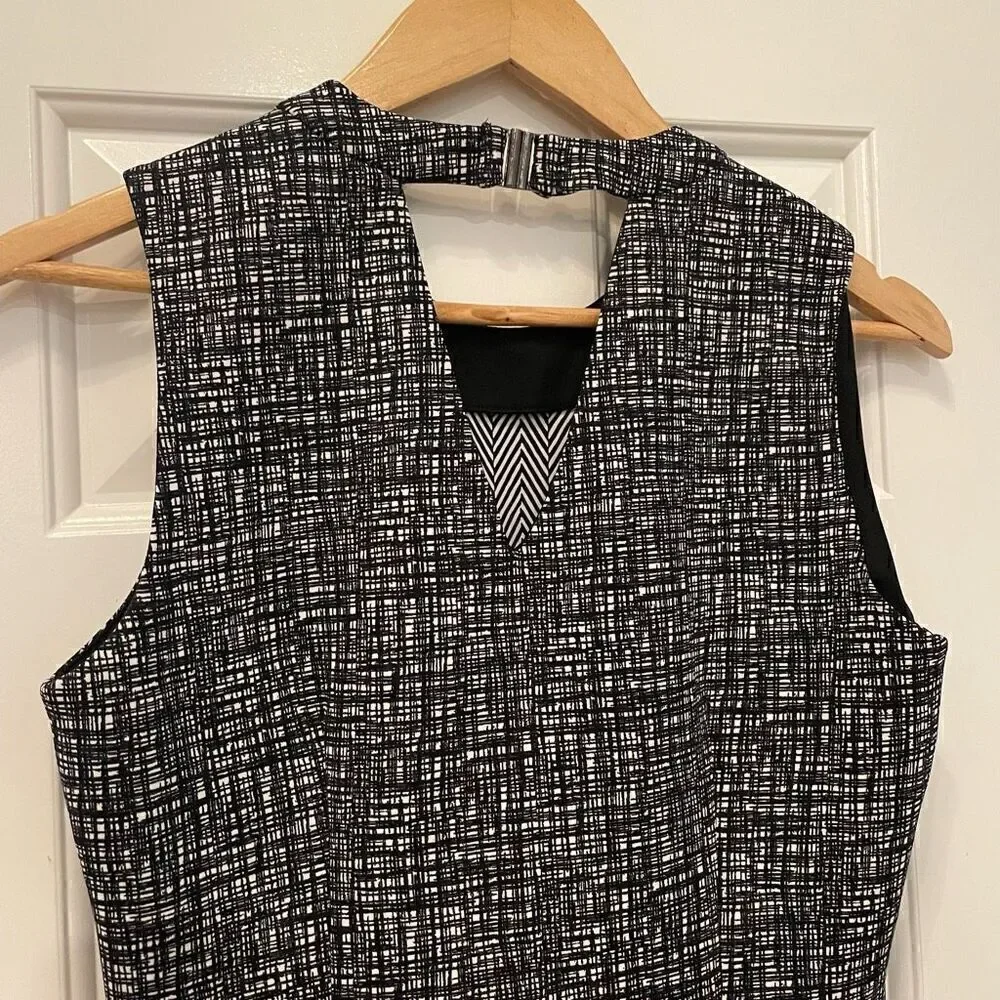 J. McLaughlin Catalina Dress Stretch Size XS Black